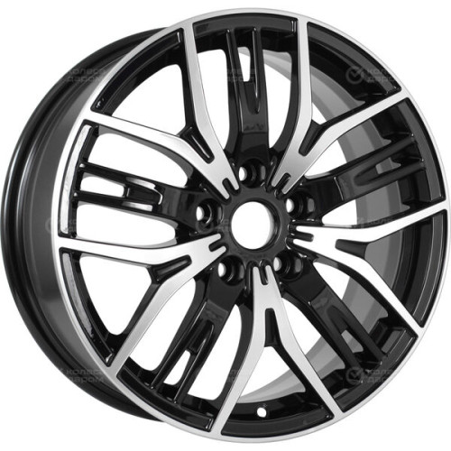 Колесный диск iFree Аскет 7xR17 5x108 ET40 DIA54.1 чёрный глянцевый с полированной лицевой частью