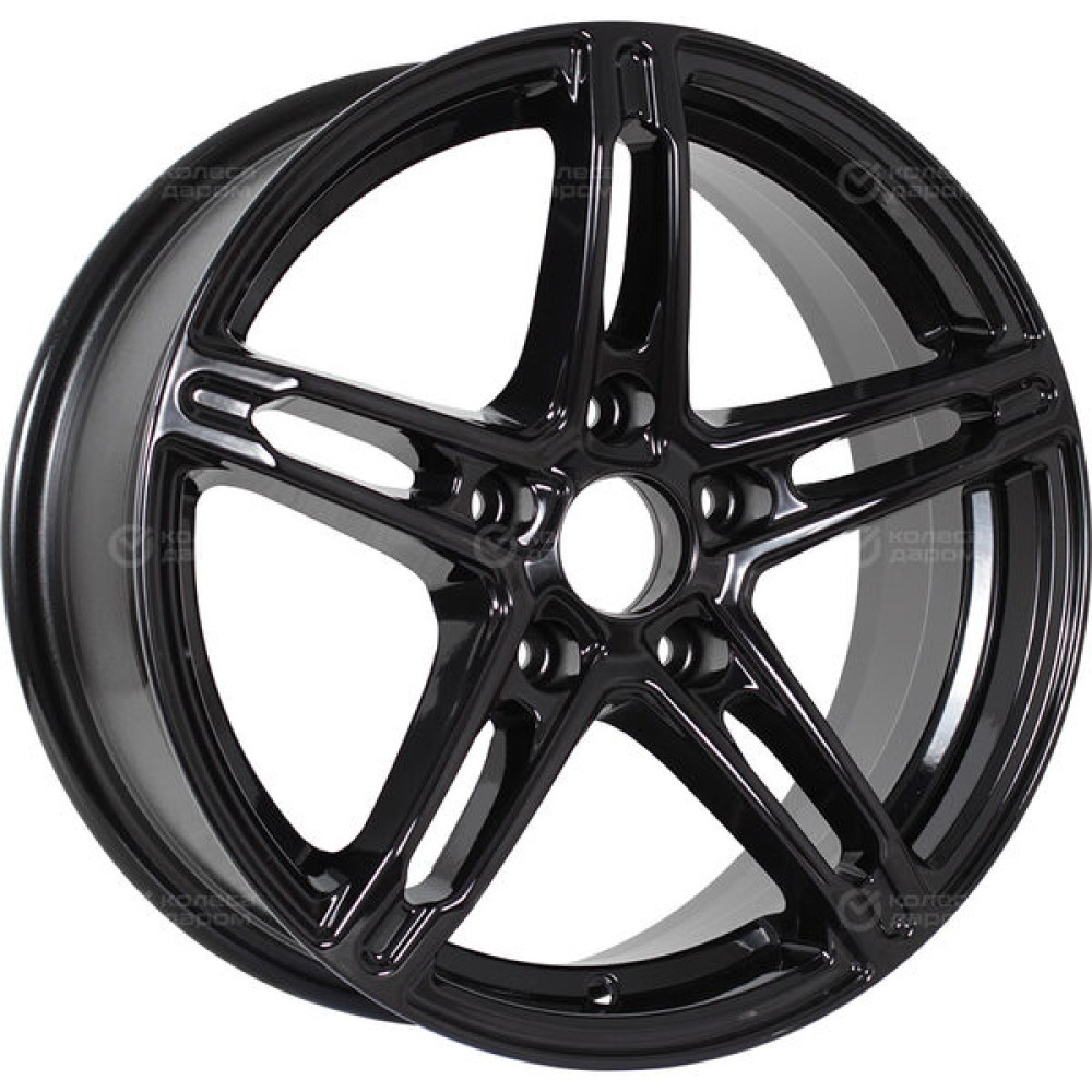 Колесный диск VENTI 1618 6.5xR16 5x114.3 ET31 DIA67.1 черный глянцевый