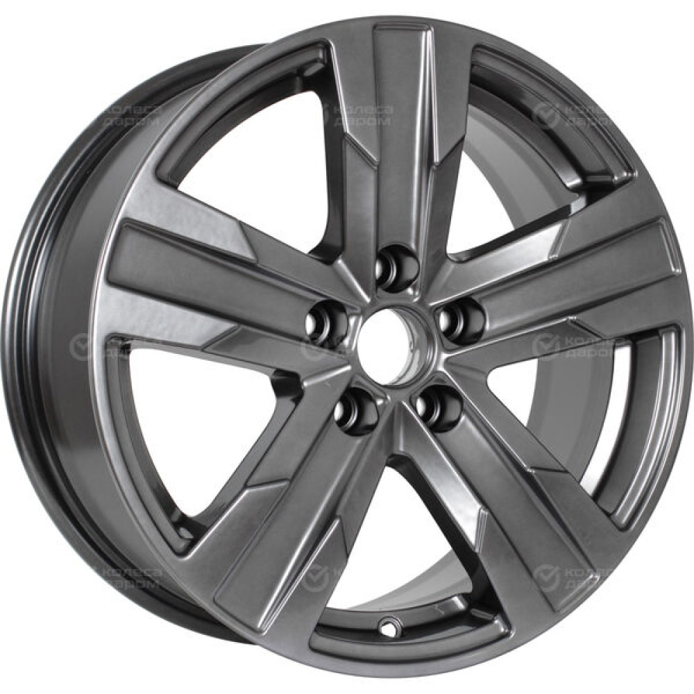 Колесный диск КиК Висмут 7xR16 5x100 ET35 DIA57.1 темно-серебристый