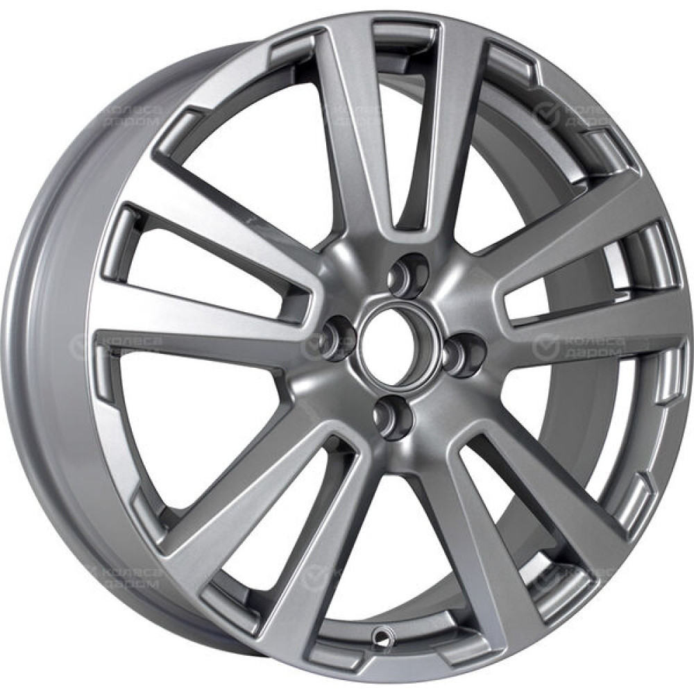 Колесный диск Carwel Берг 239 6.5xR17 4x100 ET43 DIA60.1 темно-серебристый