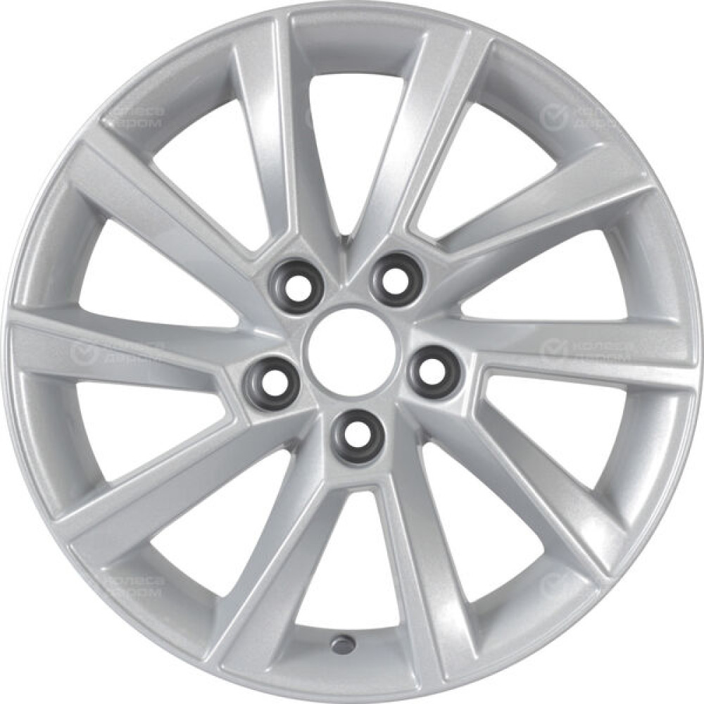 Колесный диск KHOMEN KHW1507 (15_Rapid/Fabia) 6xR15 5x100 ET38 DIA57.1 серебристый