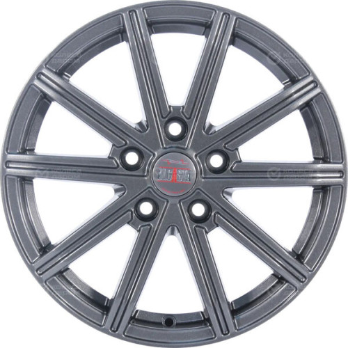 Колесный диск Alcasta M64 7xR17 5x114.3 ET41 DIA67.1 темно-серый цвет с перламутровыми оттенками