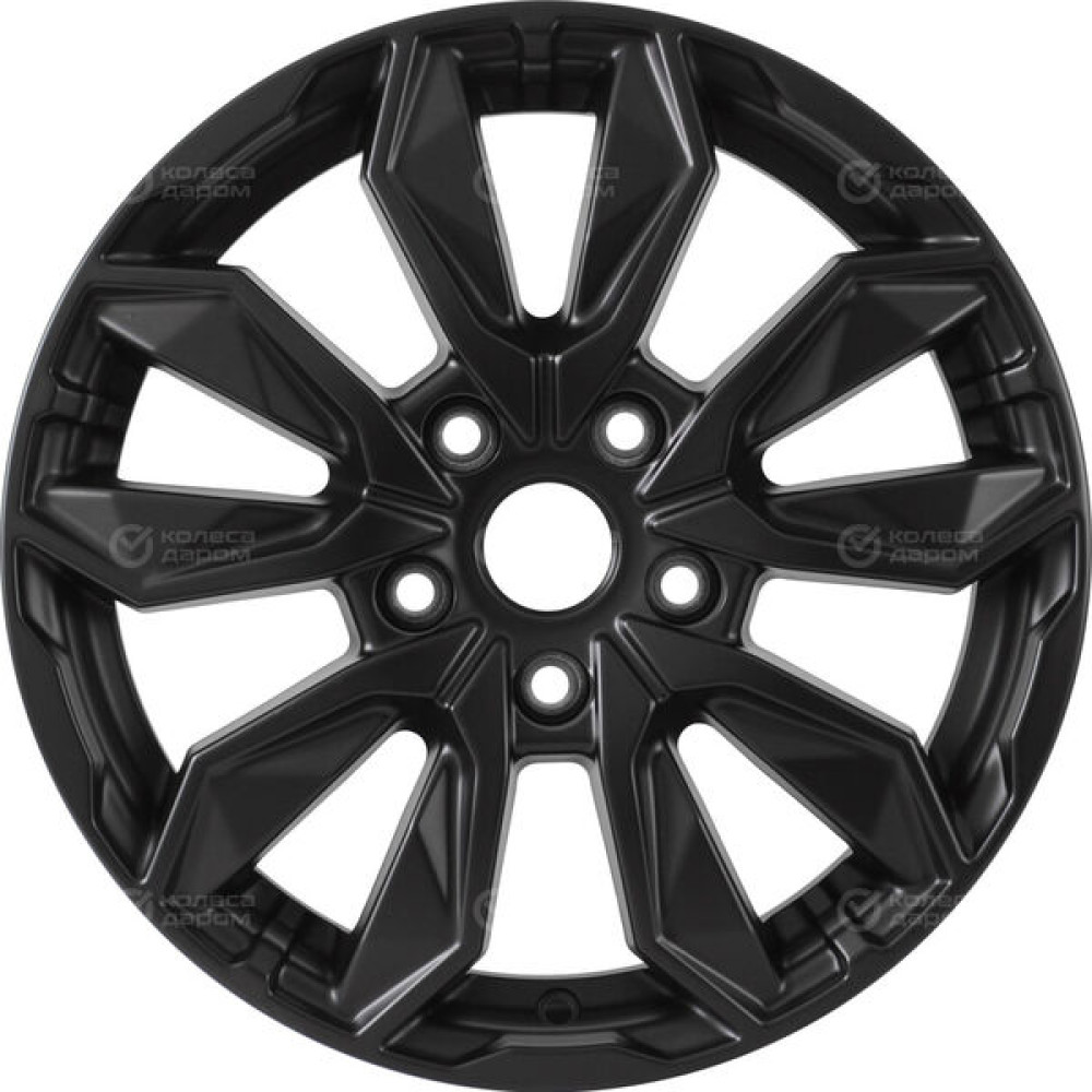 Колесный диск СКАД Сочи 6xR16 4x100 ET41 DIA60.1 черный полностью матовый