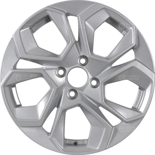 Колесный диск KDW KD1620 6.5xR16 5x112 ET45 DIA57.1 (уценка) глянцевый серебристый