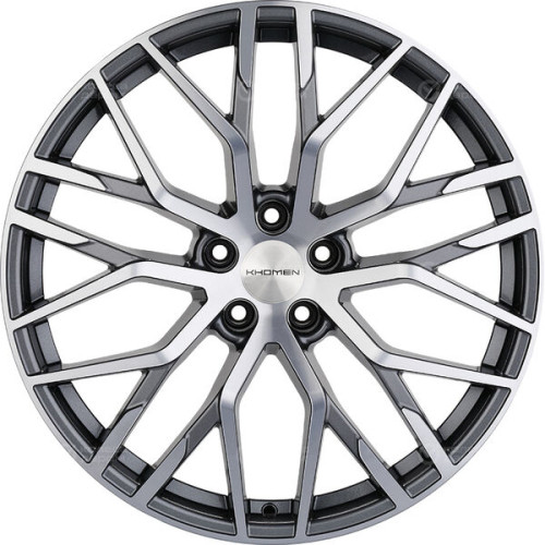 Колесный диск KHOMEN KHW2005 (Exeed VX) 8.5xR20 5x108 ET36 DIA65.1 насыщенный темно-серый полностью полированный