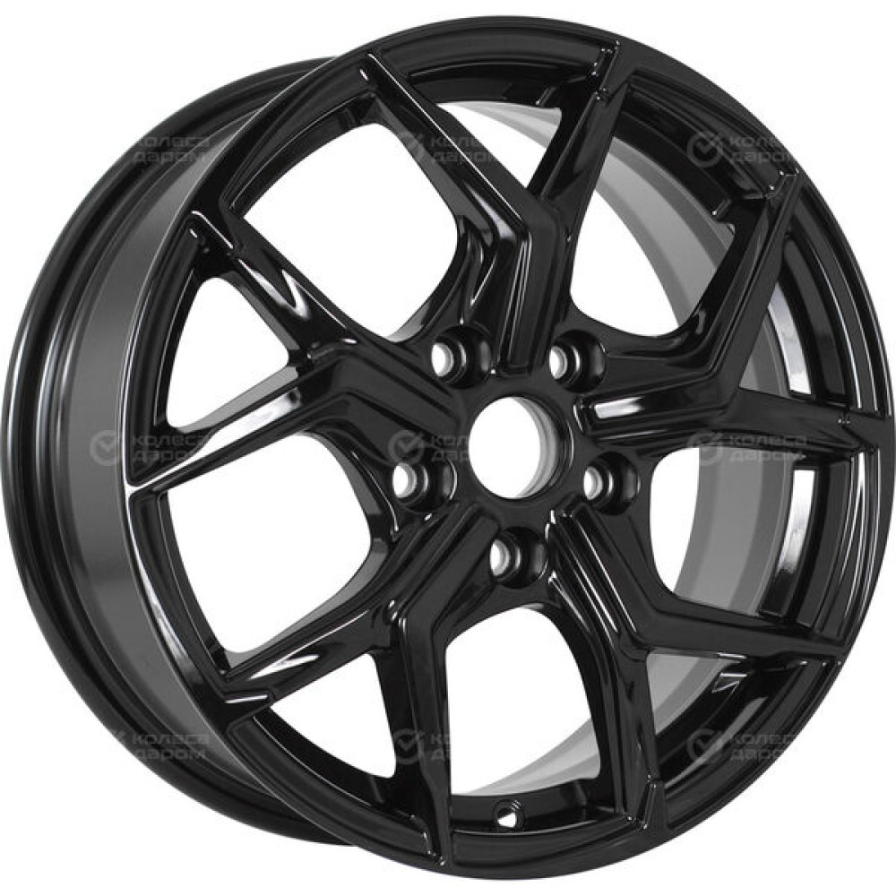 Колесный диск WUP Up120 6.5xR16 5x112 ET33 DIA57.1 черный глянцевый