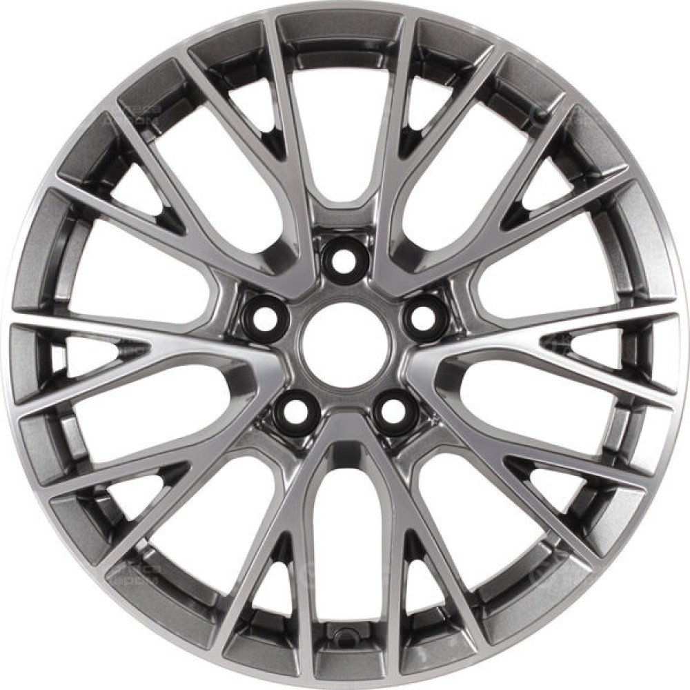 Колесный диск X-trike X135 6.5xR16 5x114.3 ET40 DIA66.1 темно-серебристый полированный