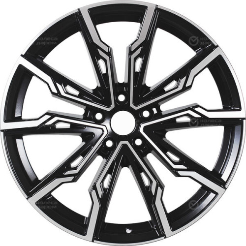 Колесный диск Replay MZ182 8.5xR20 5x114.3 ET45 DIA67.1 черный глянцевый с полированной лицевой частью