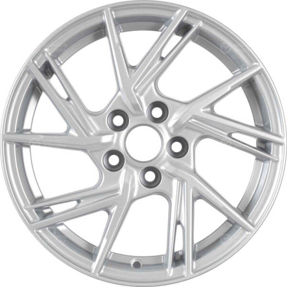 Колесный диск WUP Up115 6.5xR15 4x100 ET37 DIA60.1 глянцевый серебристый