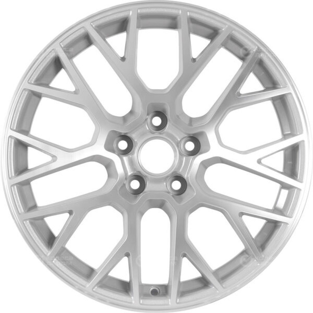 Колесный диск KHOMEN KHW1818 (Geely Atlas (Pro) / Changan CS55 (75)) 7xR18 5x114.3 ET45 DIA60.1 серебристый полностью полированный