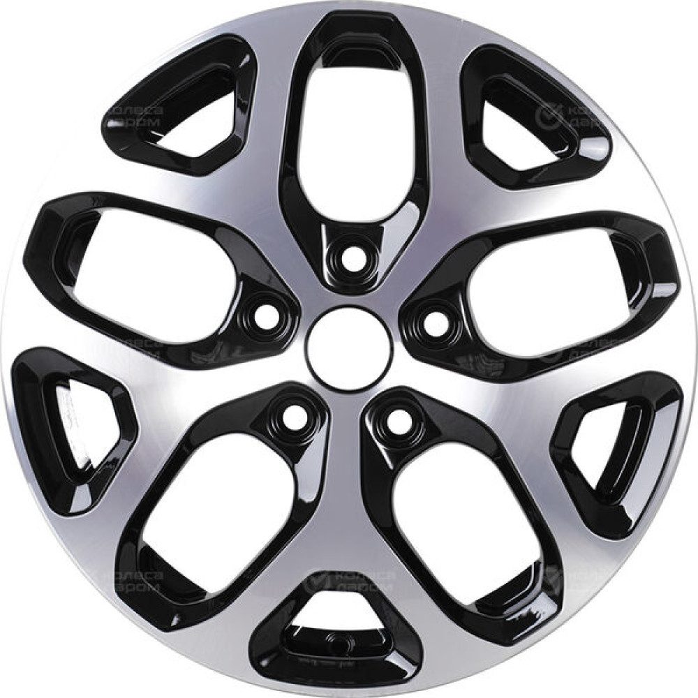 Колесный диск iFree Original КС869 (ZV 16_Megane) 6.5xR16 5x114.3 ET47 DIA66.1 черный глянцевый с полированными элементами лицевой поверхности