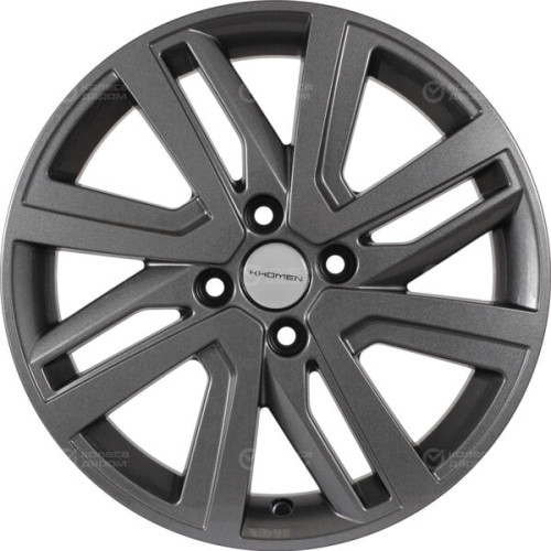 Колесный диск KHOMEN KHW1609 (16_Stepway) 6xR16 4x100 ET37 DIA60.1 насыщенный темно-серый