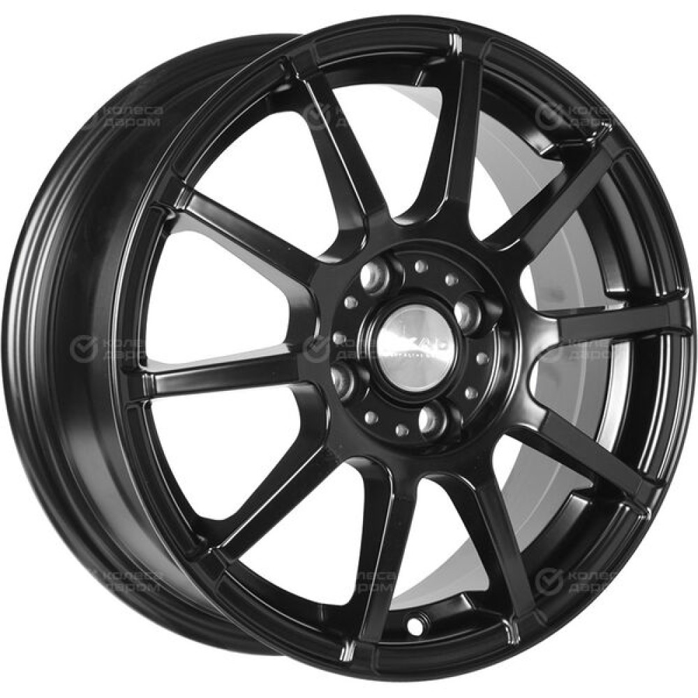 Колесный диск СКАД Акита 6xR15 4x100 ET47 DIA60.1 черный матовый