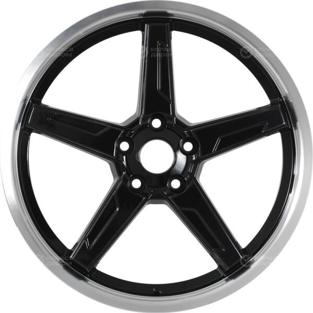 Колесный диск RST R149 7.5xR19 5x108 ET46 DIA63.3 черный с алмазной проточкой по радиусу