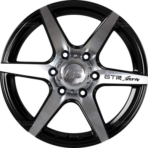 Колесный диск LS LS 800 8.5xR17 6x139.7 ET25 DIA106.1 черный полностью полированный