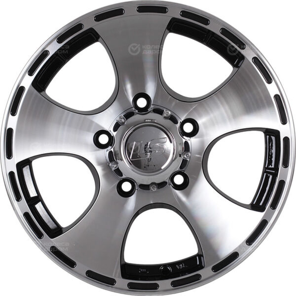 Колесный диск LS LS 795 7xR16 5x139.7 ET5 DIA108.5 черный полностью полированный