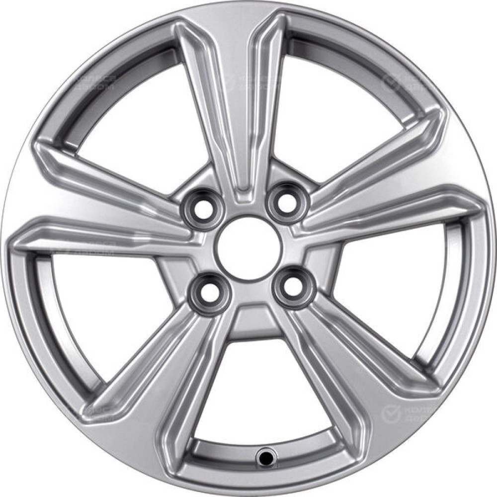 Колесный диск Carwel Сириус 111 6xR15 4x100 ET48 DIA54.1 серебристый металлик