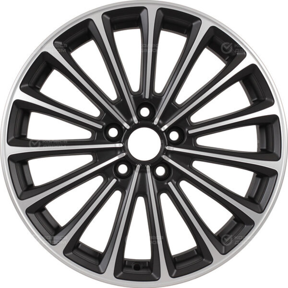 Колесный диск X-trike X136 7xR17 5x114.3 ET45 DIA67.1 черный матовый с полированной лицевой частью