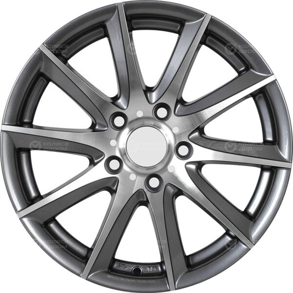 Колесный диск Replay CHR25 7xR17 5x108 ET33 DIA60.1 насыщенный темно-серый полностью полированный