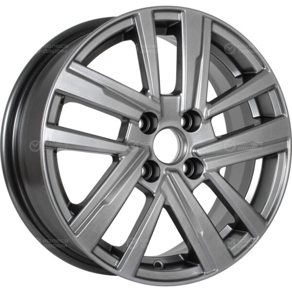 Колесный диск КиК Хант 6xR15 4x100 ET40 DIA60.1 темно-серебристый