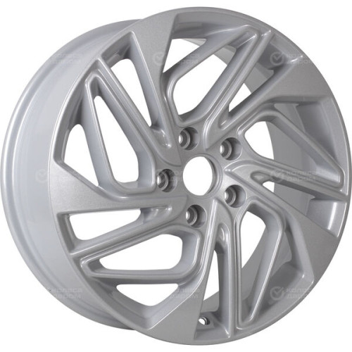 Колесный диск Carwel Калкан 206 7xR17 5x114.3 ET45 DIA67.1 серебристый металлик