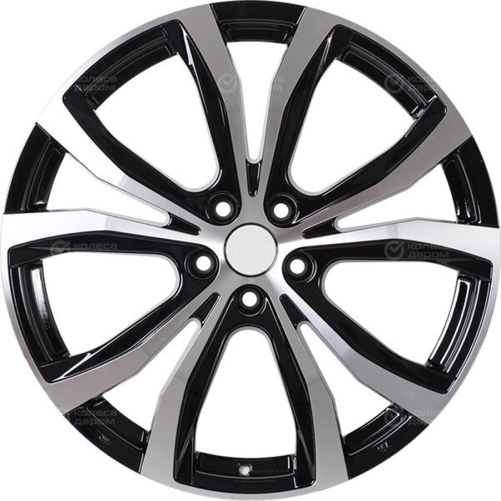 Колесный диск Replay CHG14 8xR18 5x114.3 ET49.5 DIA60.1 черный глянцевый с полированной лицевой частью