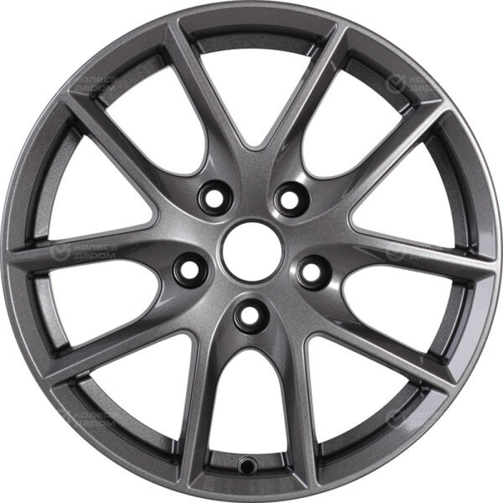 Колесный диск Alcasta M59 6.5xR16 5x114.3 ET38 DIA67.1 темно-серый цвет с перламутровыми оттенками