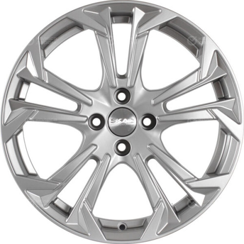 Колесный диск СКАД Дунай 7xR17 4x100 ET45 DIA54.1 серебристый