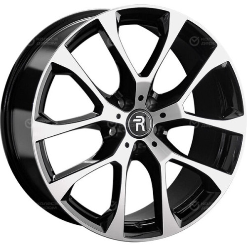 Колесный диск Replay B249 9xR20 5x112 ET35 DIA66.6 черный с полированной лицевой стороной