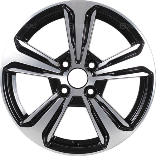 Колесный диск iFree Original КС777 (ZV15_Solaris I) 6xR15 4x100 ET48 DIA54.1 черный глянцевый с полированными элементами лицевой поверхности