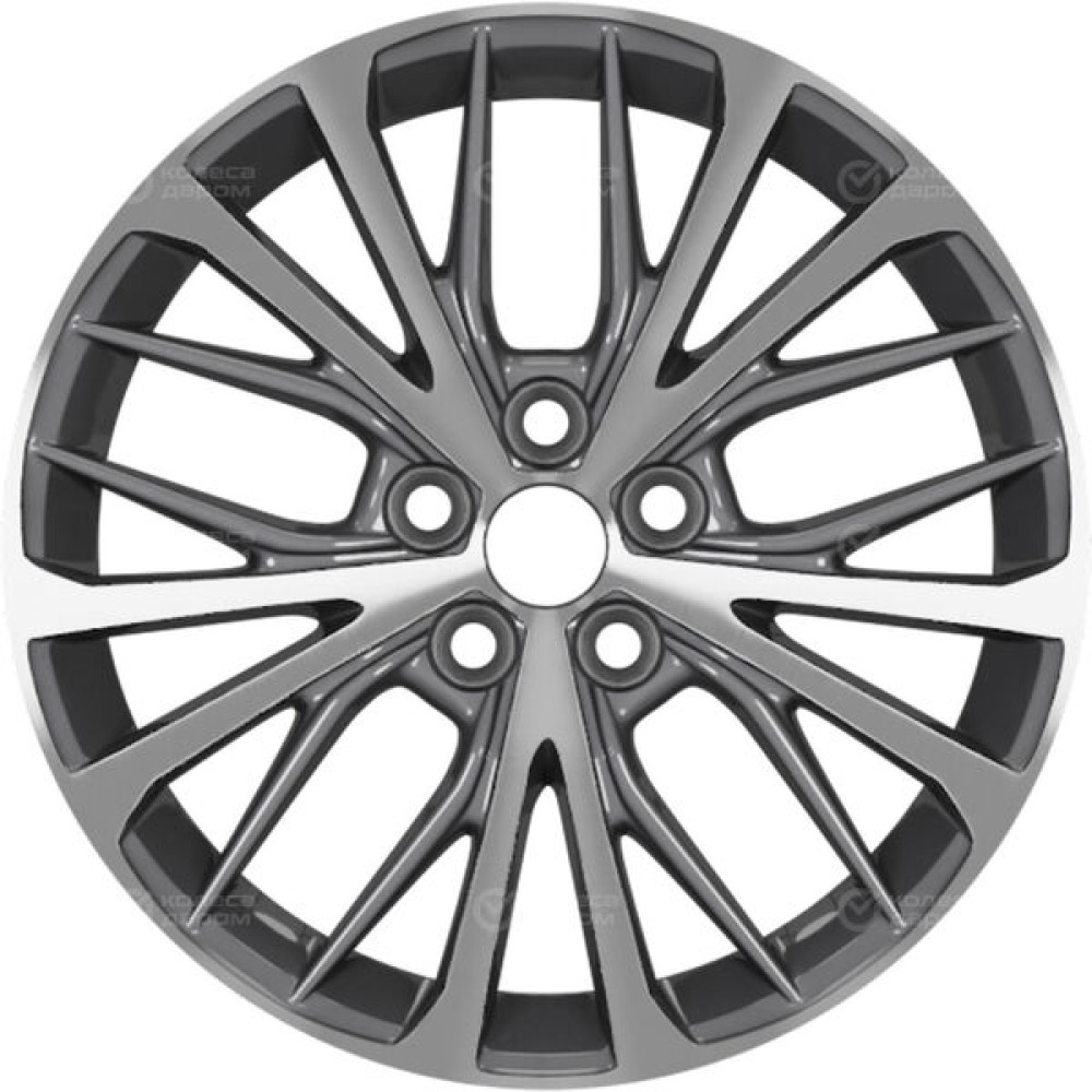Колесный диск Replay TY279 7.5xR17 5x114.3 ET40 DIA60.1 насыщенный темно-серый полностью полированный