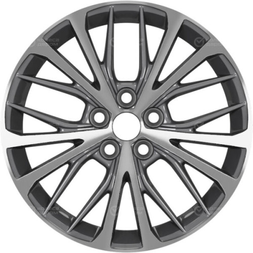 Колесный диск Replay TY279 7.5xR17 5x114.3 ET40 DIA60.1 насыщенный темно-серый полностью полированный