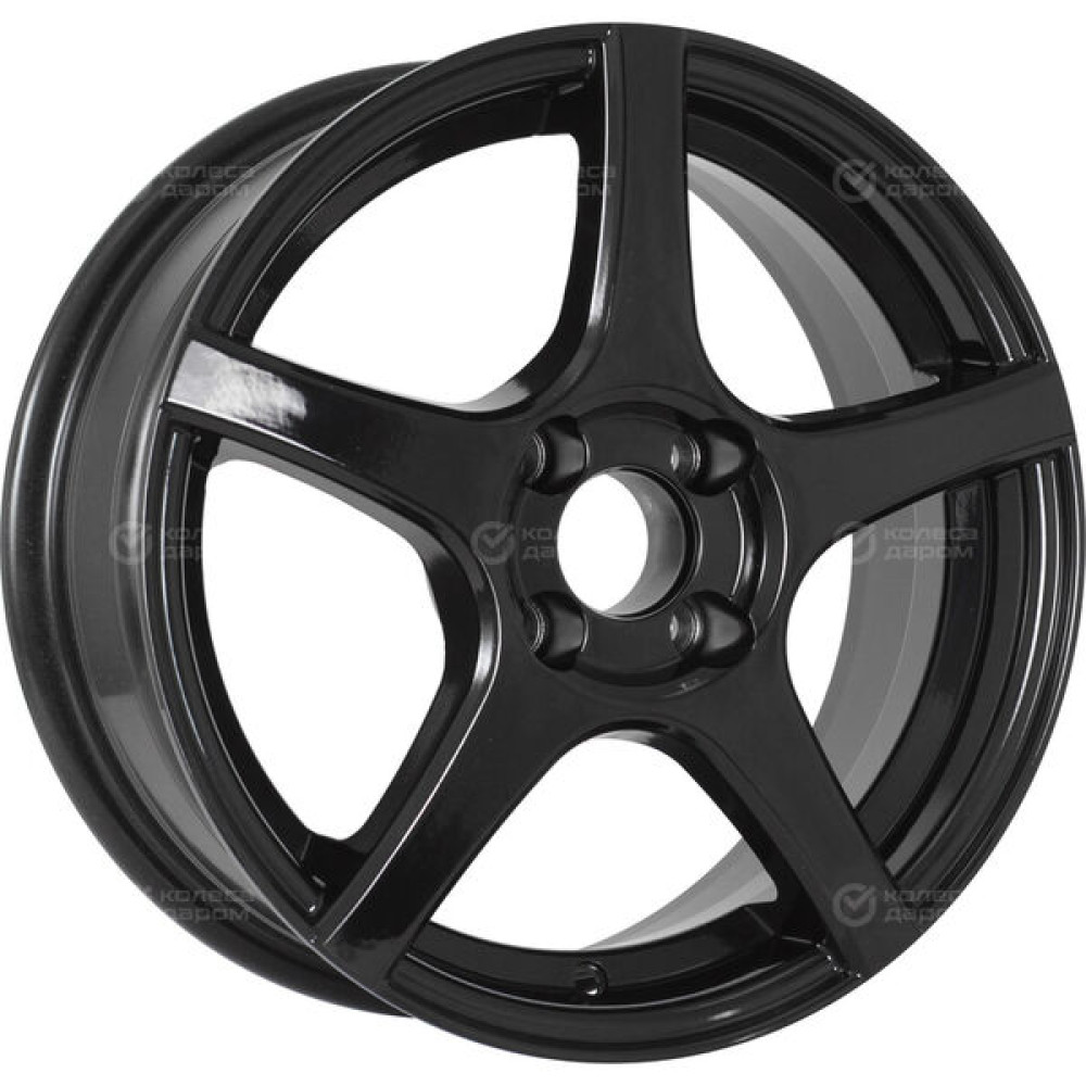 Колесный диск VENTI 1510 6xR15 4x100 ET37 DIA60.1 черный глянцевый