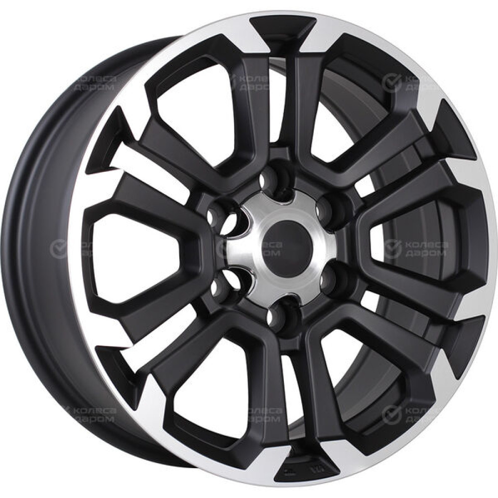 Колесный диск Replay TA3 7.5xR17 6x139.7 ET36 DIA100.1 черный матовый полностью полированный