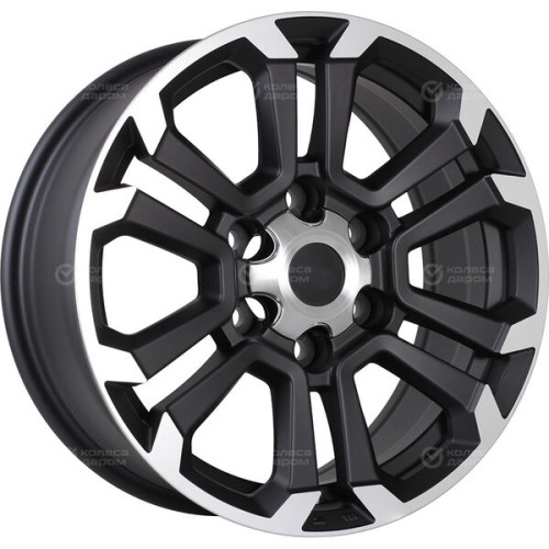 Колесный диск Replay TA3 7.5xR17 6x139.7 ET36 DIA100.1 черный матовый полностью полированный