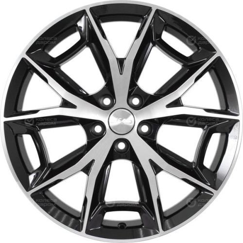 Колесный диск СКАД ПАРКЕР 7.5xR19 5x114.3 ET33 DIA67.1 черный глянцевый с полированной лицевой поверхностью