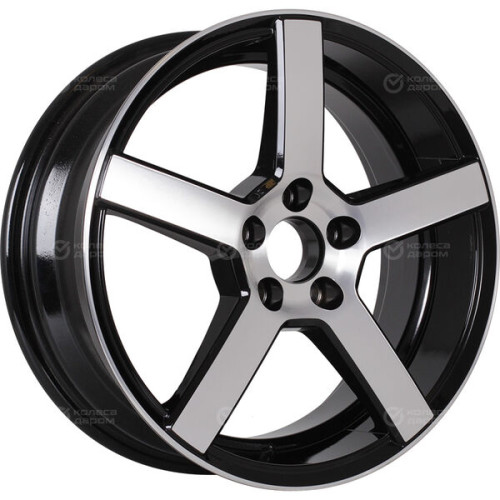 Колесный диск NEO V03-1560 6xR15 4x100 ET40 DIA60.1 глянцевый черный с полированной лицевой частью