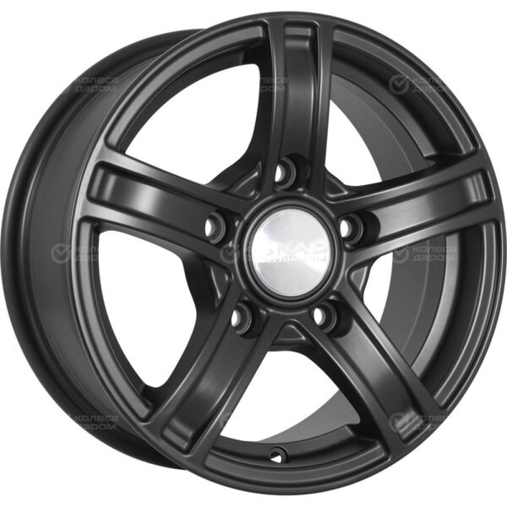 Колесный диск СКАД Трофи 6.5xR15 5x139.7 ET40 DIA98.5 черный полностью матовый