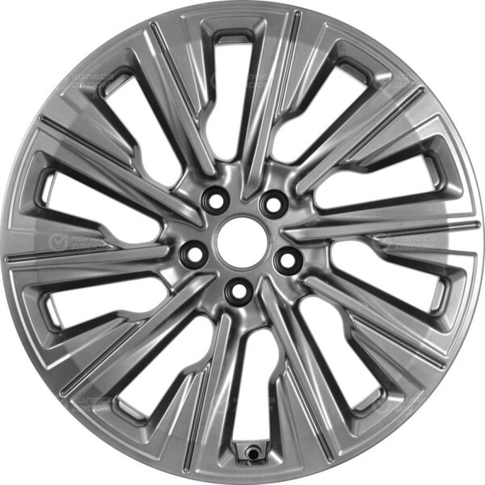 Колесный диск КиК Галего 7.5xR19 5x114.3 ET37 DIA66.6 темно-серебристый