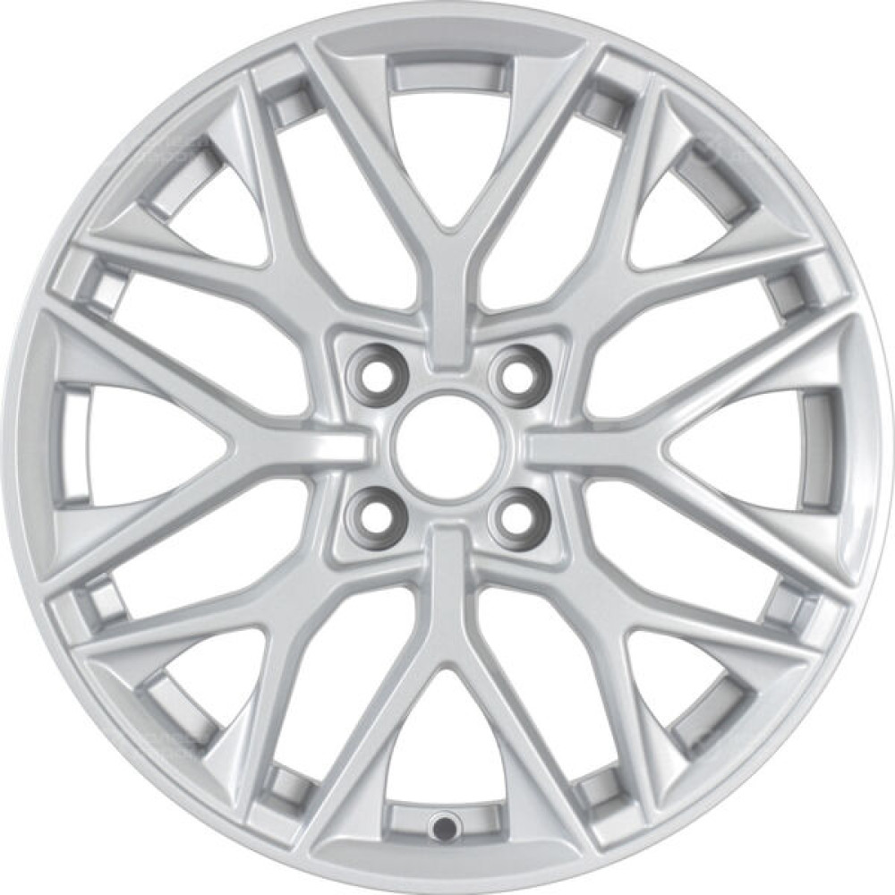 Колесный диск WUP Up101 6xR16 4x100 ET41 DIA60.1 глянцевый серебристый