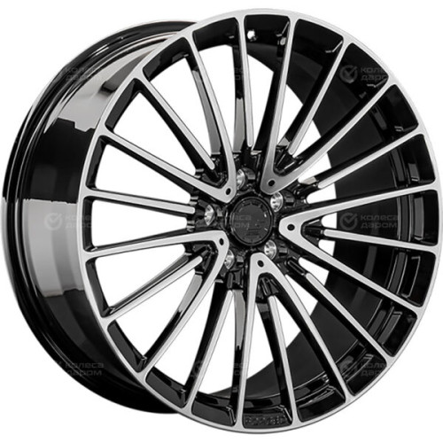 Колесный диск LS Forged FG44 10xR21 5x112 ET48 DIA66.6 черный полностью полированный
