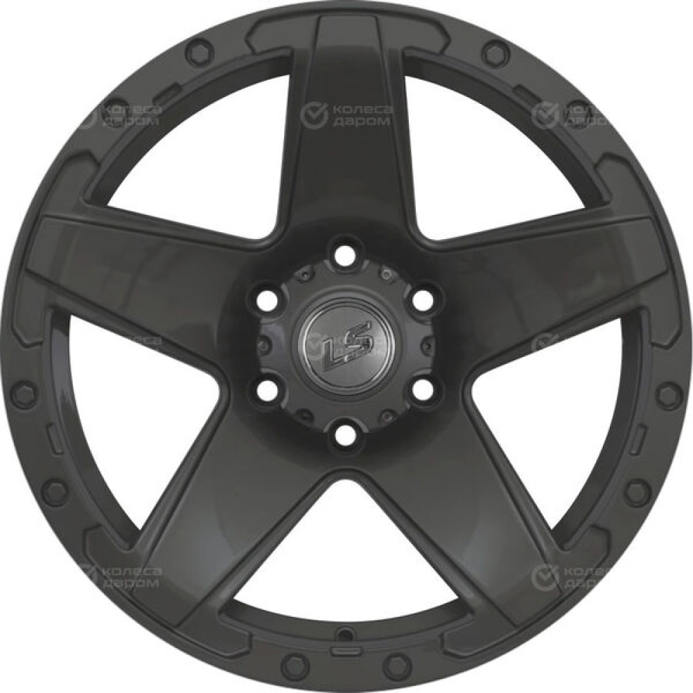 Колесный диск LS LS 1284 8xR16 5x150 ET2 DIA110.1 серый матовый