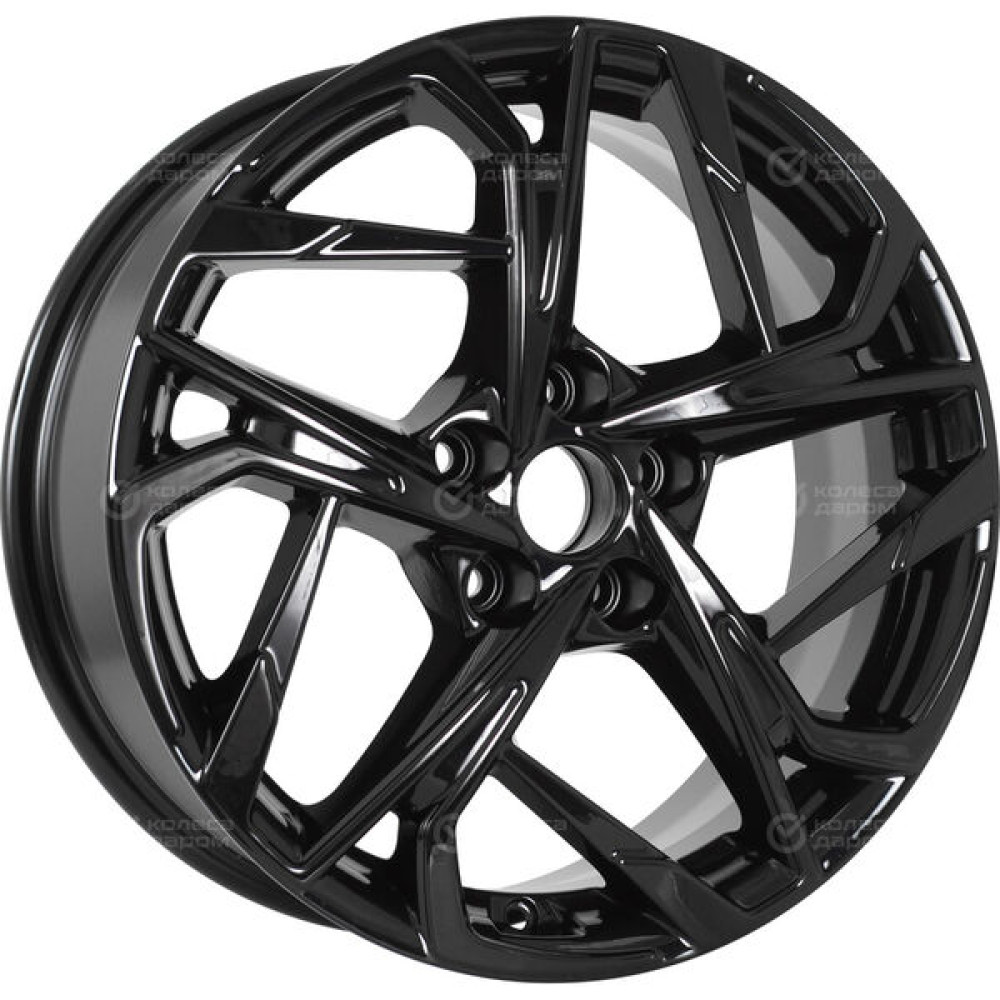 Колесный диск Carwel Цаган 1716 7xR17 5x110 ET40 DIA67.1 чёрный