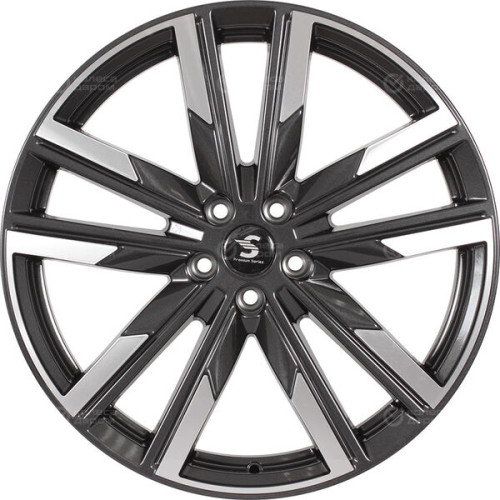 Колесный диск СКАД Premium Series КР014 (20_Murano) 8xR20 5x114.3 ET45 DIA66.1 серый глянцевый с полированной лицевой частью