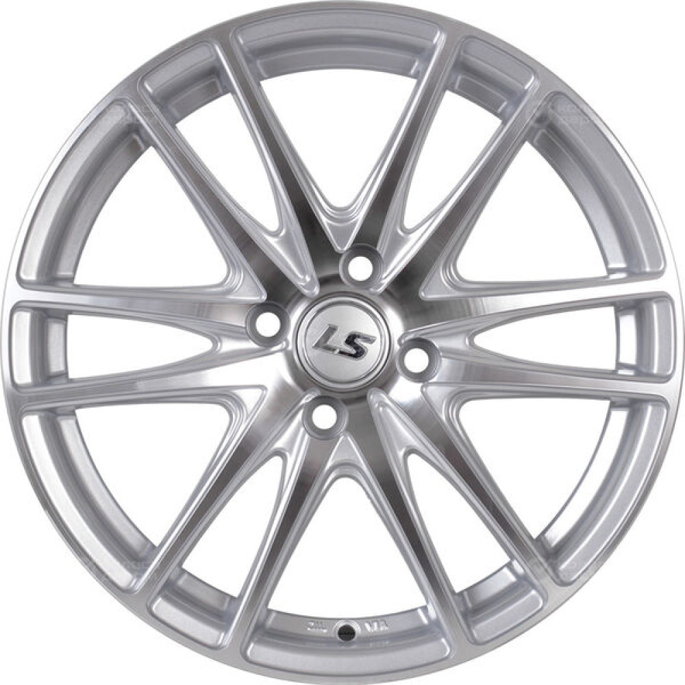 Колесный диск LS LS 362 6xR16 4x100 ET50 DIA60.1 серебристый полированный