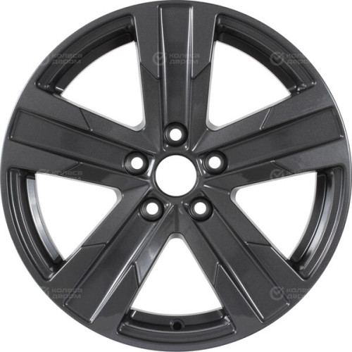 Колесный диск КиК Висмут 7xR16 5x114.3 ET40 DIA67.1 насыщенный темно-серый полностью полированный
