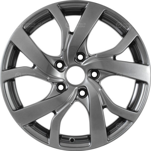 Колесный диск КиК Палермо 6.5xR16 5x114.3 ET40 DIA67.1 темно-серебристый