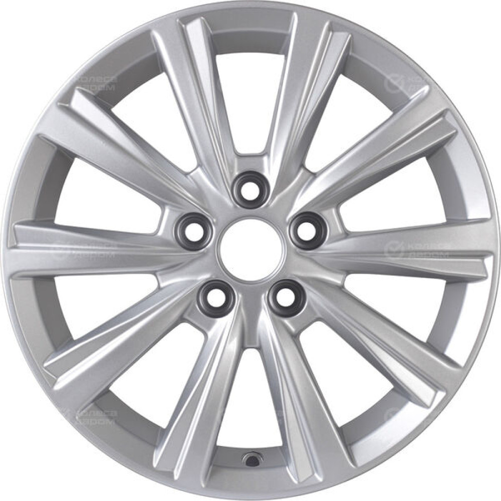 Колесный диск KDW KD1548 (15_Polo) 6xR15 5x100 ET38 DIA57.1 серебристый