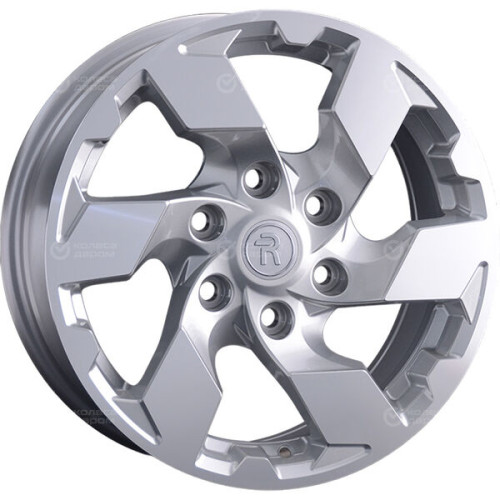 Колесный диск Replay MI167 7.5xR17 6x139.7 ET38 DIA67.1 серебристый, с полированной лицевой поверхностью