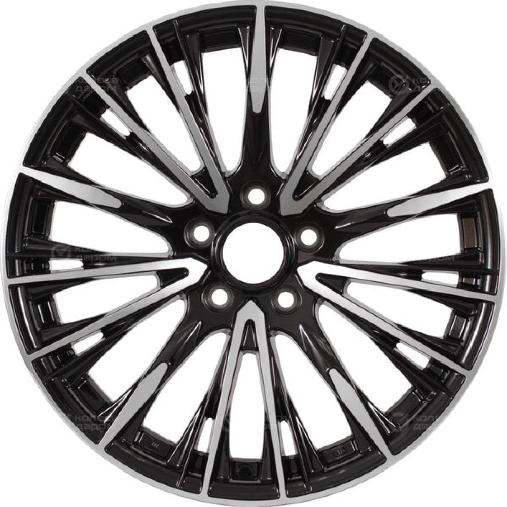 Колесный диск Lizardo XH304 7xR17 5x108 ET33 DIA60.1 черный глянец с полировкой